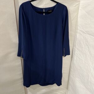 Laundry‎ Shelli Segal Classic Navy Blue Dress 12